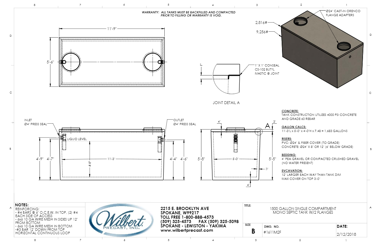 Septic Tanks - Wilbert Precast Inc.