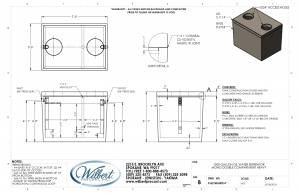 1000 Gallon Mono Oil/Water Separator