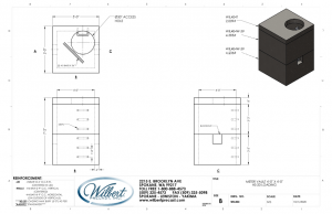 4′-0″ X 4′-0″ X 6′-6″ Inside Height