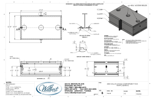 3000 Gallon Single Compartment Septic Tank