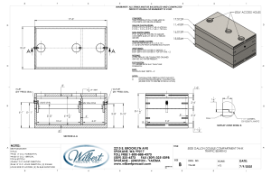 5000 Gallon Double Compartment Septic Tank