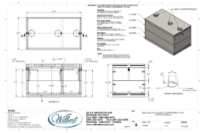 8000 Gallon Double Compartment Septic Tank