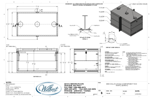 8000 Gallon Single Compartment Septic Tank